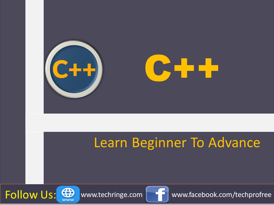 CPP Programming Tutorial PDF Book For beginner Techringe