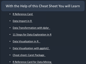 Caret Cheat Sheet